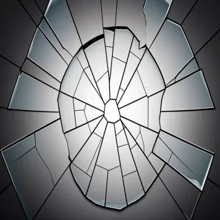 broken glass background