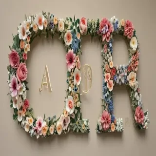 floral letters