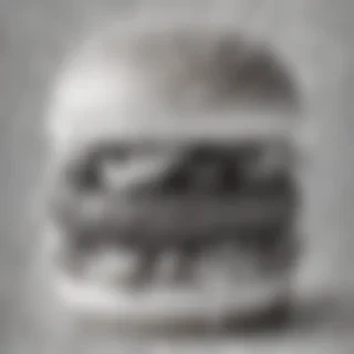 hamburger clipart black and white