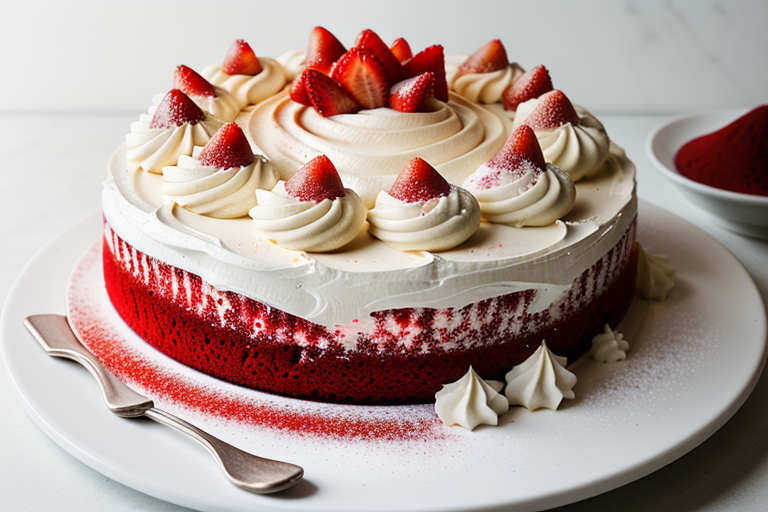 red velvet tres leches cake