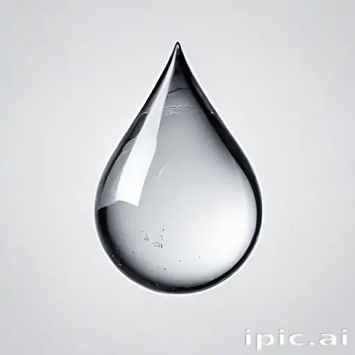 transparent water drop