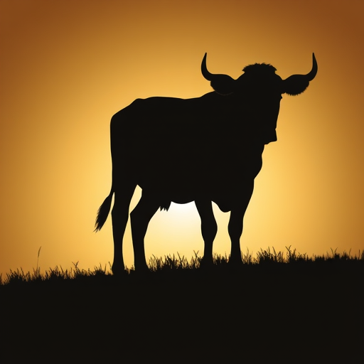 cow silhouette