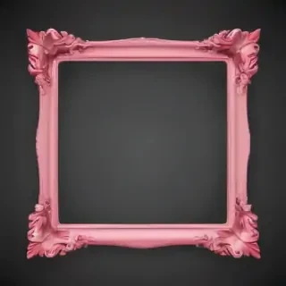 pink frame png