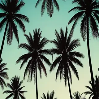palm trees background