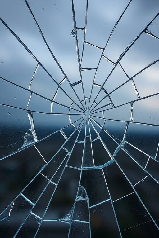 wallpaper broken glass