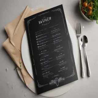 restaurant menu mockup free