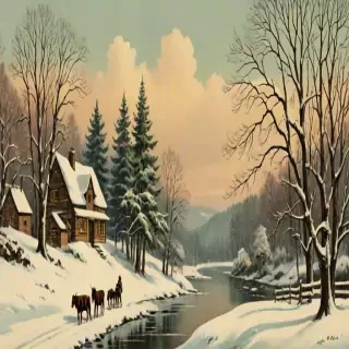 vintage winter images