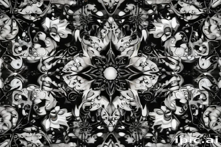 black and white pattern