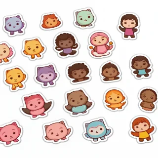 cute png stickers