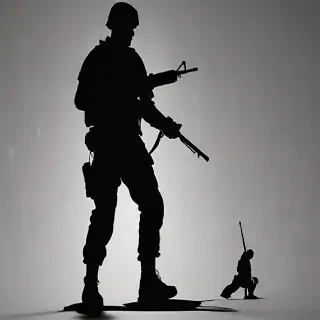 soldier silhouette