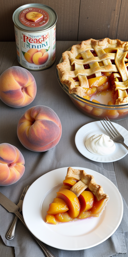 peach pie recipe canned peaches