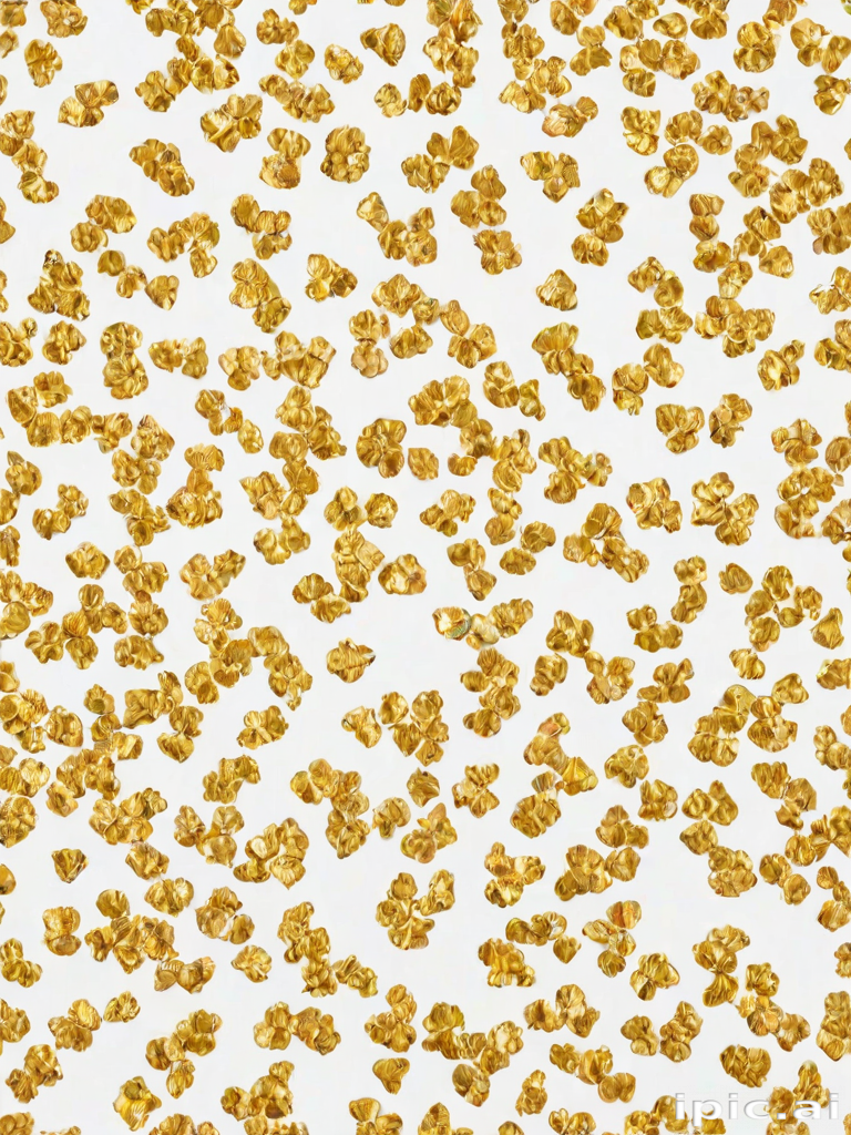 white background gold
