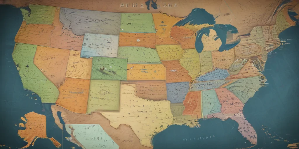 usa map states