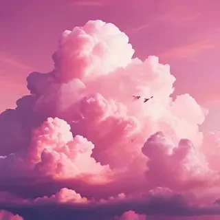 pink cloud wallpaper