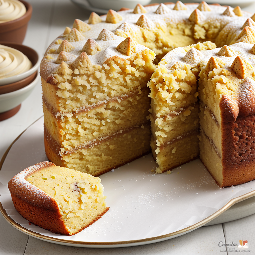cornmeal cake that might be served with cuajada