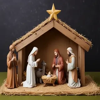 free christmas nativity scene