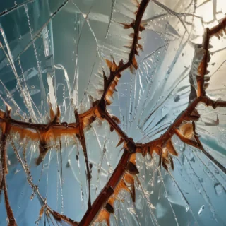 wallpaper broken glass