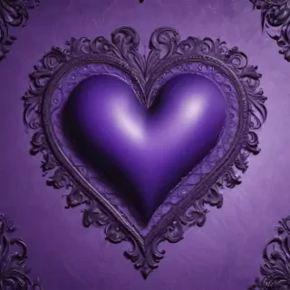 heart purple wallpaper