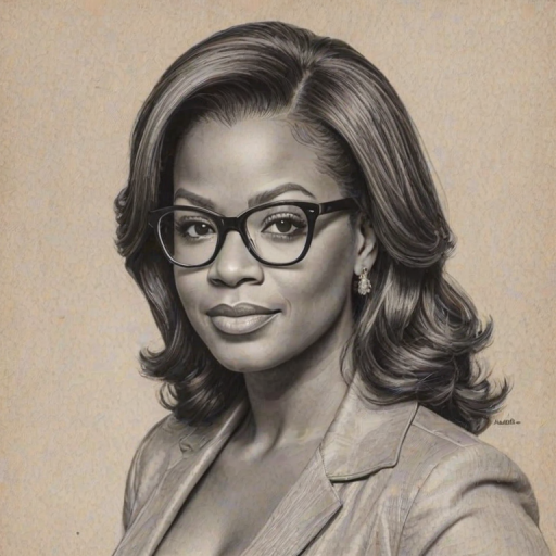 Attractive Kandi Burruss, pencil sketch, portrait of Sublime woman 1956s in glasses, hair style beatnik, outline, clear lines, fine lines, 8k