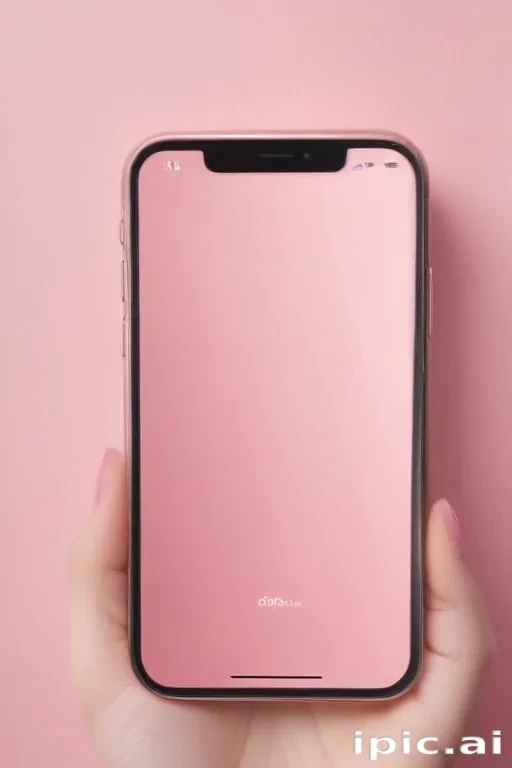 light pink phone background