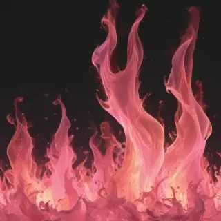 pink flames png