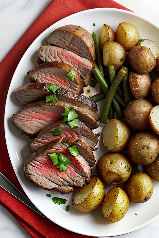 air fryer steak and potatoes