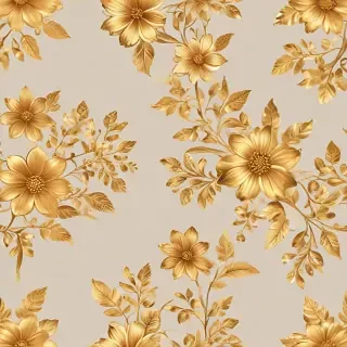gold flowers png