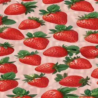 strawberry wallpaper aesthetic