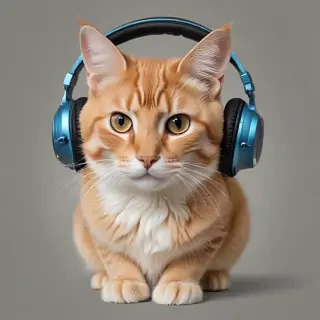 cat headphones png