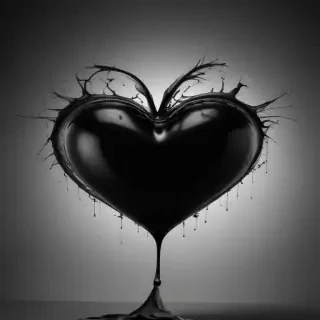 image black heart