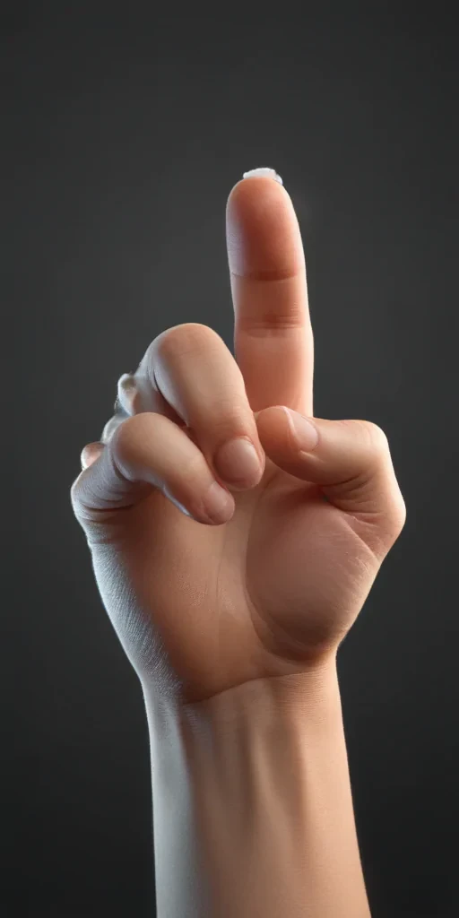 finger point png