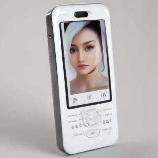 icon phone white