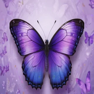 purple butterfly background