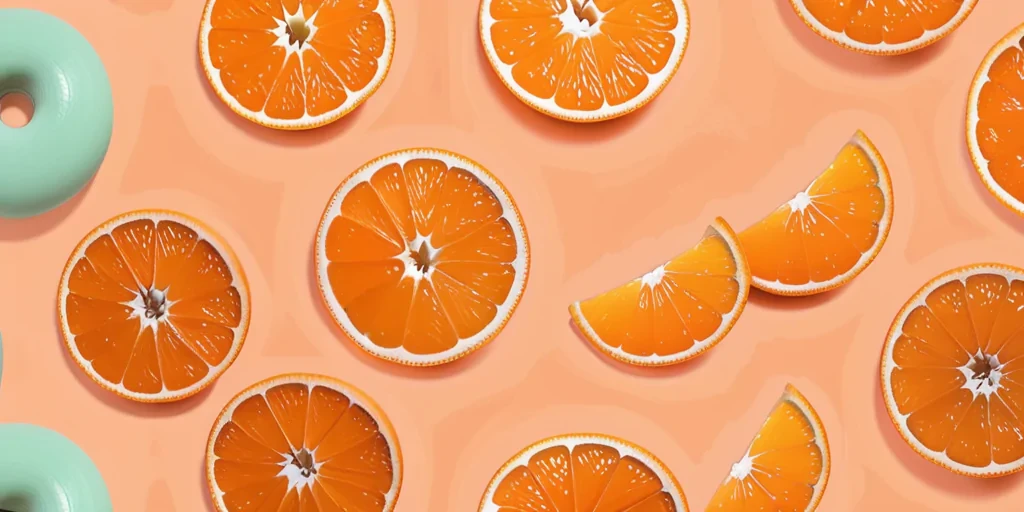 pastel orange aesthetic