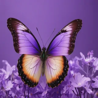 butterfly purple background