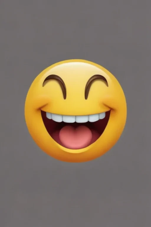 transparent laughing emoji