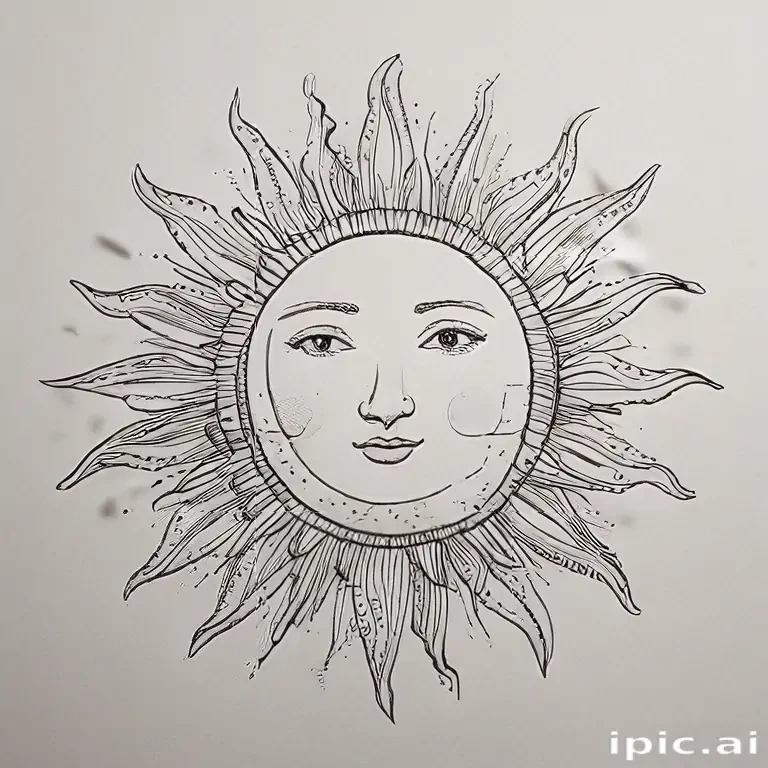 sun doodle