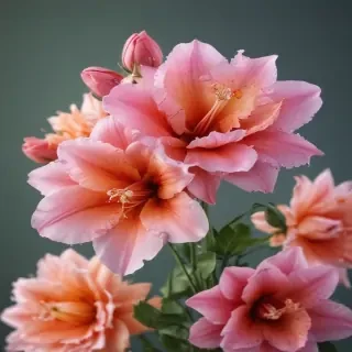 flowers clear background