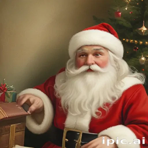 vintage santa images free