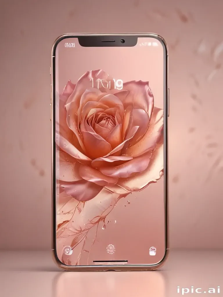 iphone rose gold wallpaper