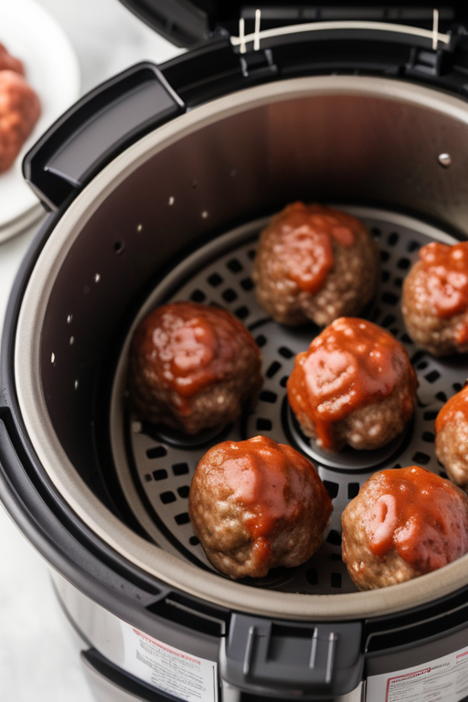frozen meatballs in the air fryer