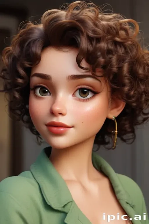 cartoon characters with curly hair