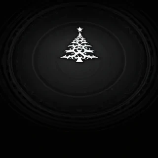 dark christmas wallpaper