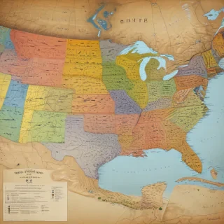 map of united states of america