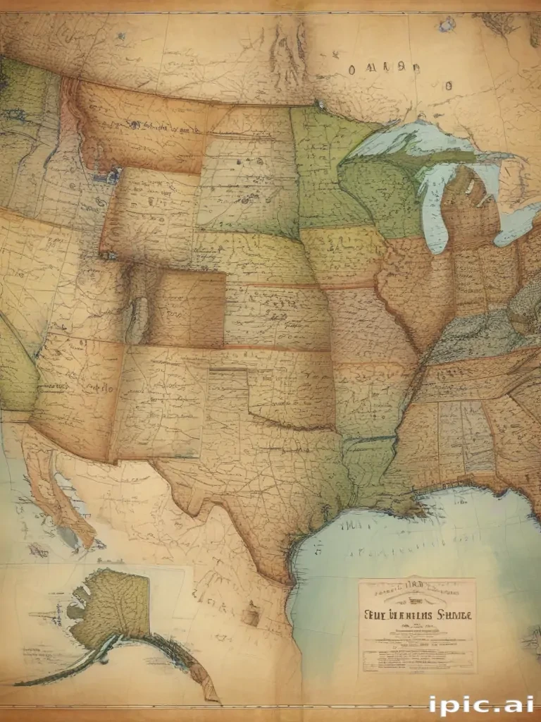 map of the united states of america