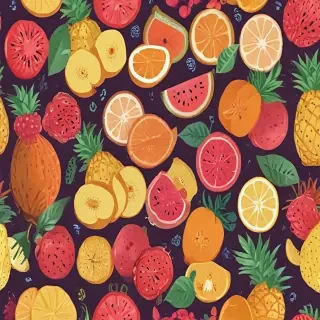 aesthetic fruit background