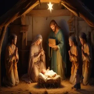 merry christmas nativity images free
