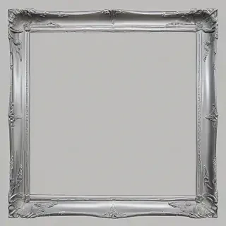 silver picture frame png
