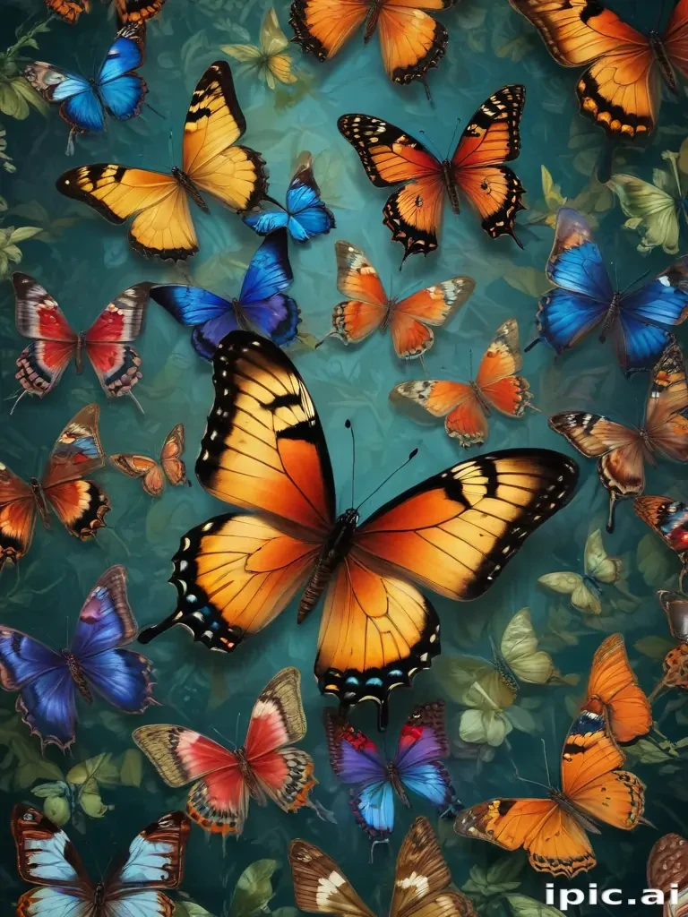 butterfly wall paper