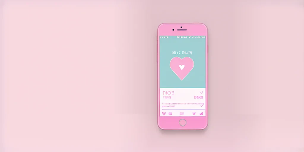 pink home screen